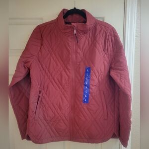 Voyager Brand Women's Red Quilted Coat